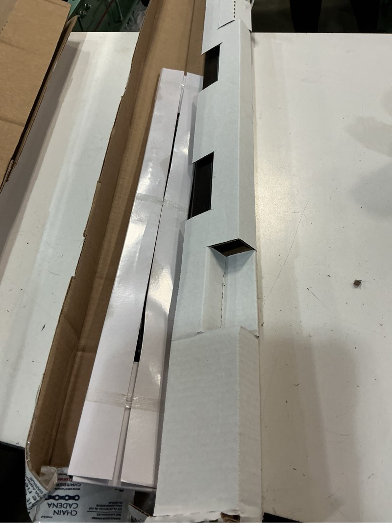 Condition photo showing As Is for chamberlain group 7708cb chamberlain 7708cb-p chain drive 8 foot high garage door opener rail extension kit, regular, other, 12 ft