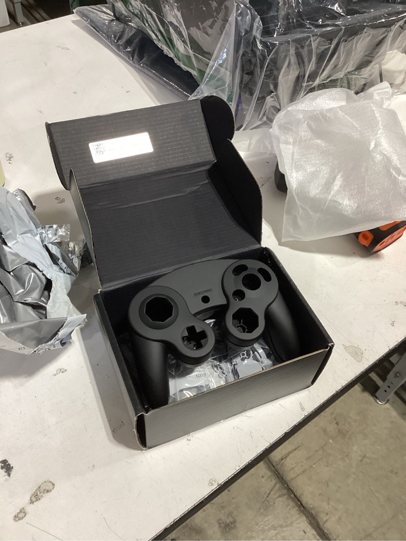 Condition photo showing Good Condition for extremerate black faceplate backplate for nintendo gamecube controller, soft touch grip replacement housing shell cover with buttons for nintendo gamecube controller - controller not included