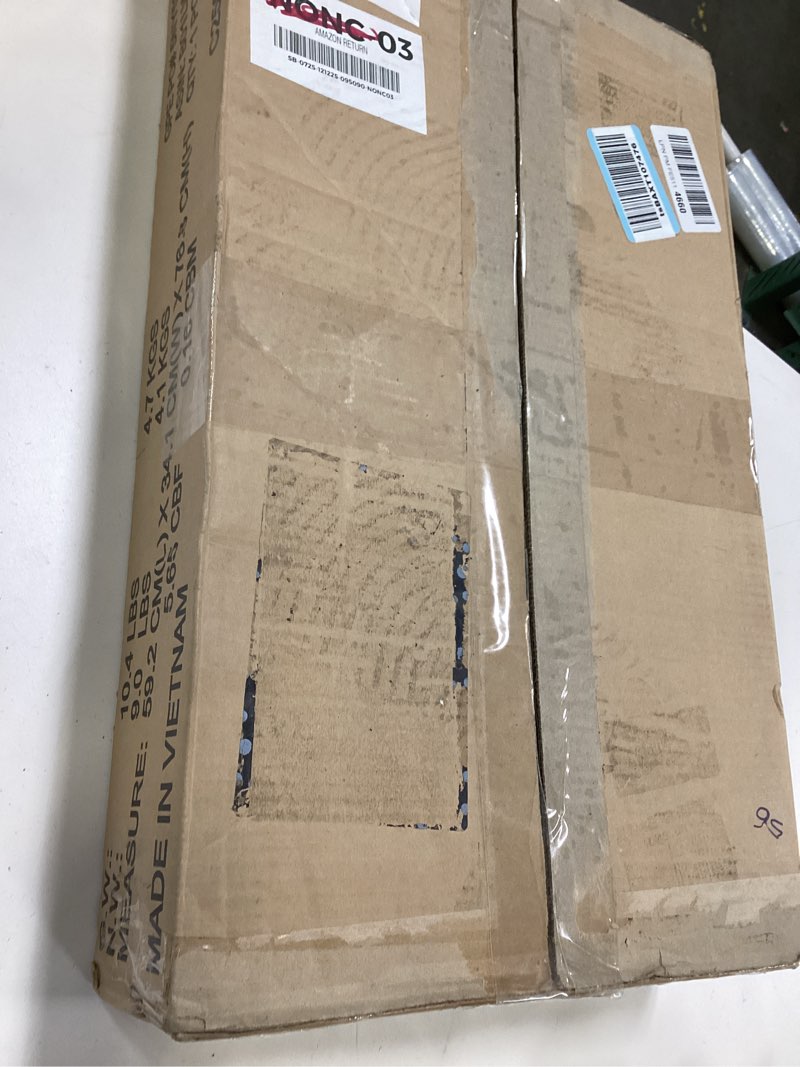 Condition photo showing Good Condition for Amazon Basics 3-Shelf Adjustable Heavy Duty Steel Wire Rack Storage Shelving Organizer for Kitchen, Garage, 23.2" L x 13.4" W x 30" H, Black 3-Shelf Narrow Black