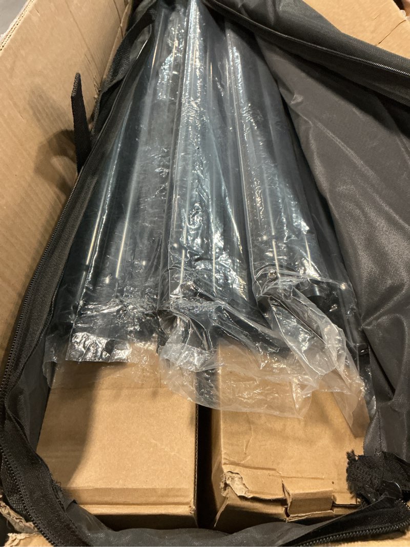 Condition photo showing Good Condition for BEIYANG 10x30FT Photo Backdrop Stand, Angle Adjustable Triple Crossbar Extender Mount, Photography Background Support System, with Sand Bags,12 PCS Clamps for Wedding Party Celebration 10*30FT