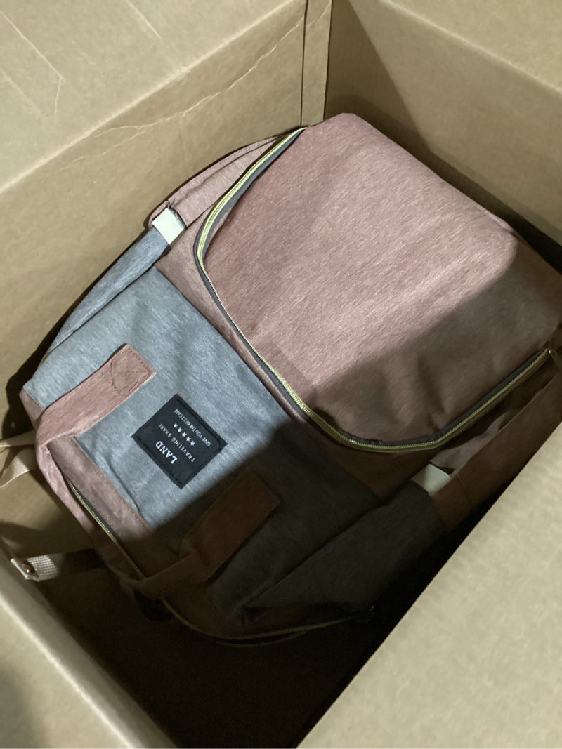 Condition photo showing Good Condition for diaper bag backpack with changing station: pink baby bags for girls boys mom with large capacity pañaleras para bebe niña baby girl newborn essentials must haves baby shower gifts baby registry