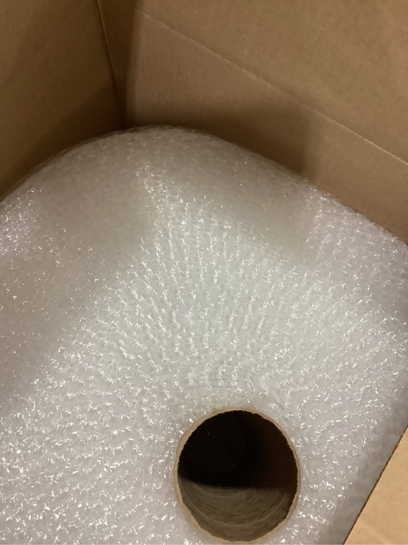 Condition photo showing Good Condition for Amazon Basics Bubble Wrap for Moving, Packing, Shipping and Storage, Perforated Protective Cushioning for Fragile Items, 12-inch x 175-ft Long Roll, Small 3/16", Clear Clear 12 inch x 175 ft