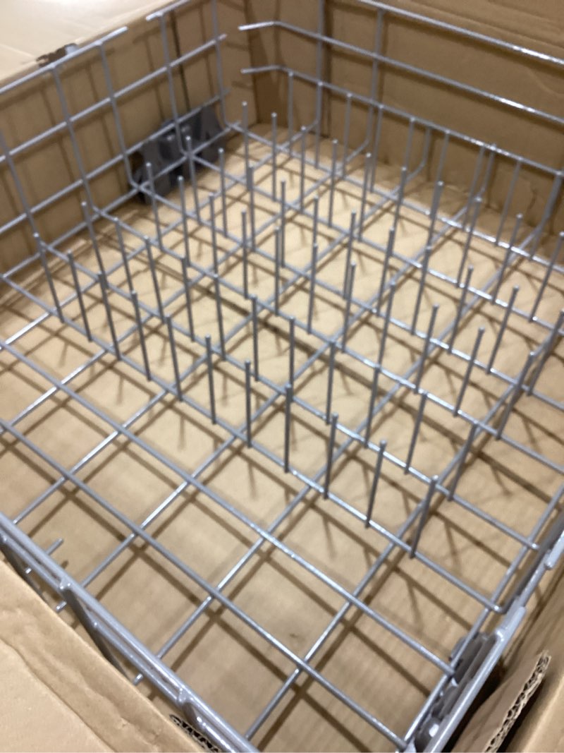Condition photo showing Good Condition for w10728159 dishwasher lower rack with wheels, fit for kitchenaid dishwasher rack, w10525646 w10780925 dishwasher rack lower intended for maytag dishwasher parts deep 22in wide 20.8in