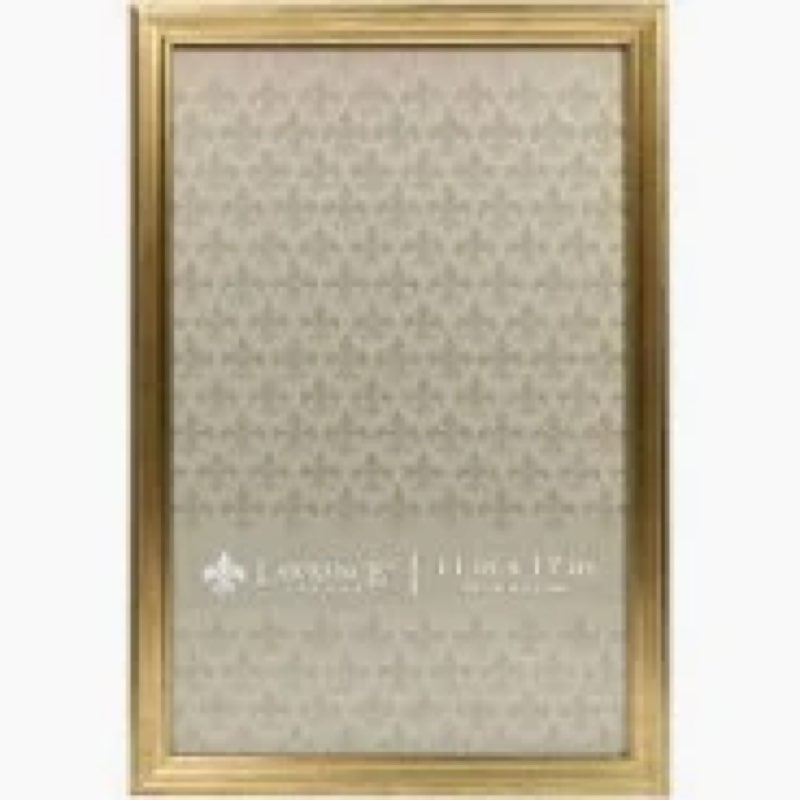 12”x18” gold metal picture frame (similar to stock photo)