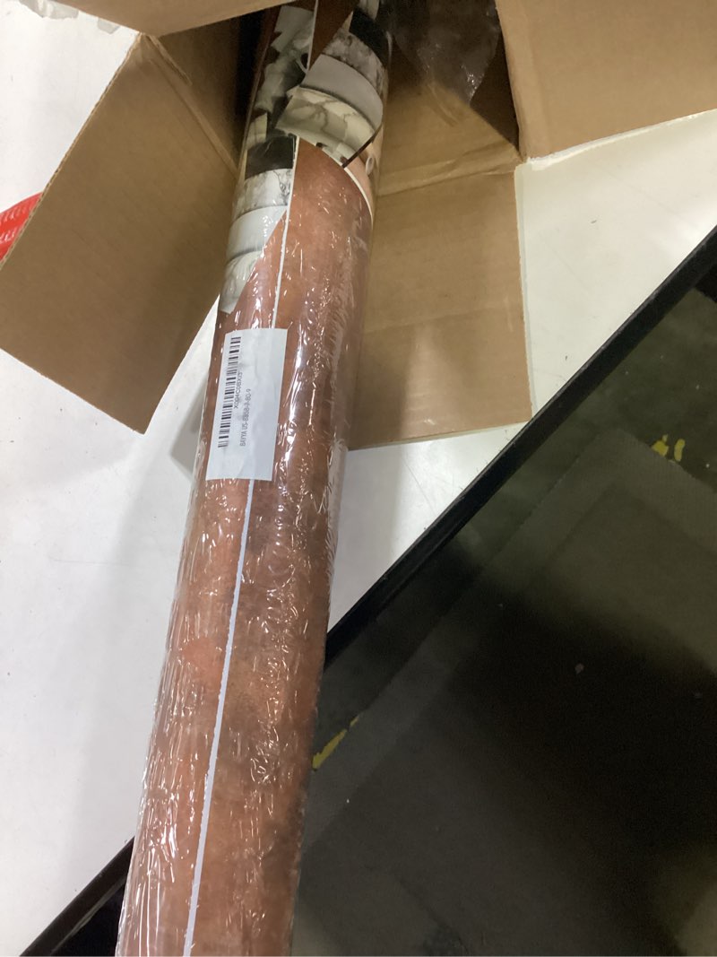 Condition photo showing Good Condition for extra wide peel and stick wallpaper textured wallpaper 31.5"x354" gold mid century modern wallpaper self adhesive concrete industrial wall paper rust distressed metallic contact paper for bedroom wall