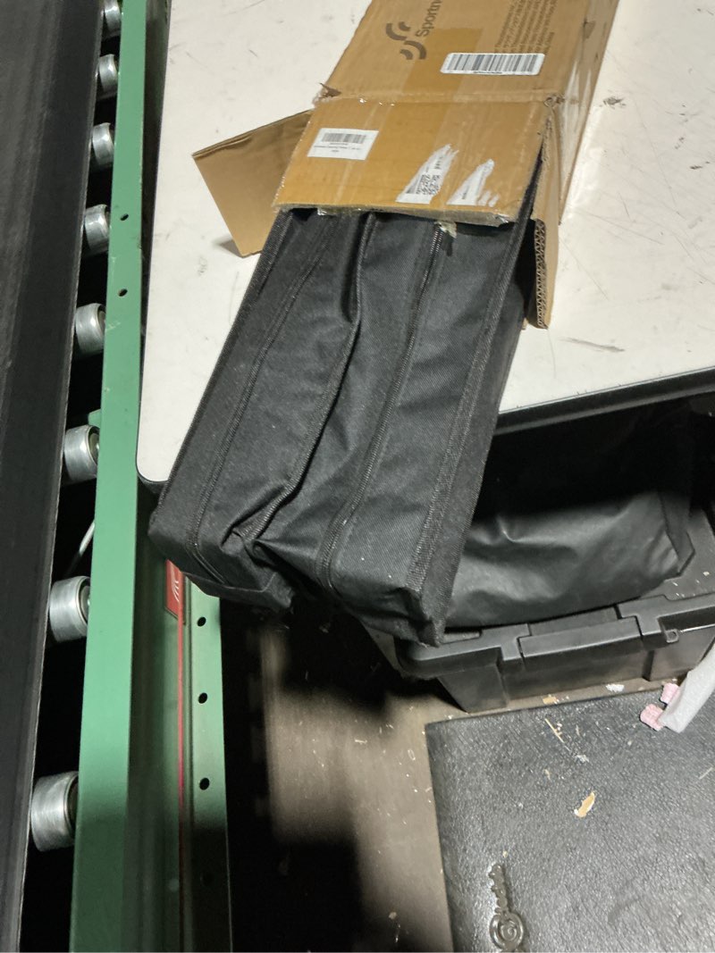 sportneer camping table: 35.4''x20.5’’ adjustable height aluminum folding table with top mesh layer 