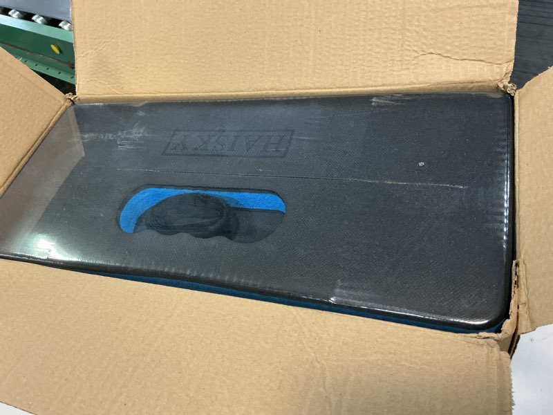 Condition photo showing Good Condition for extra thick kneeling pad for working under car, 47.2 * 17.7 * 1.2" portable foldable eva mechanic mat for garage, gardening, yardwork, workshop, blue & black