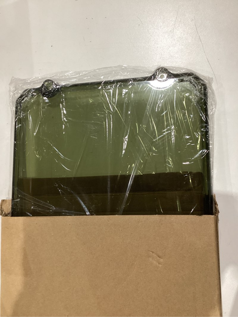 Condition photo showing New/Like New for Acrylic Serving Tray with Handles, 16x9 Inch Ottoman Tray, Spill-Proof Coffee Table Tray for Couch, Bedroom & Countertop Decor (Green)