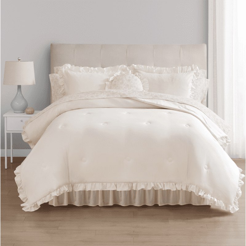 mainstays all in one reversible comforter and sheet set- 