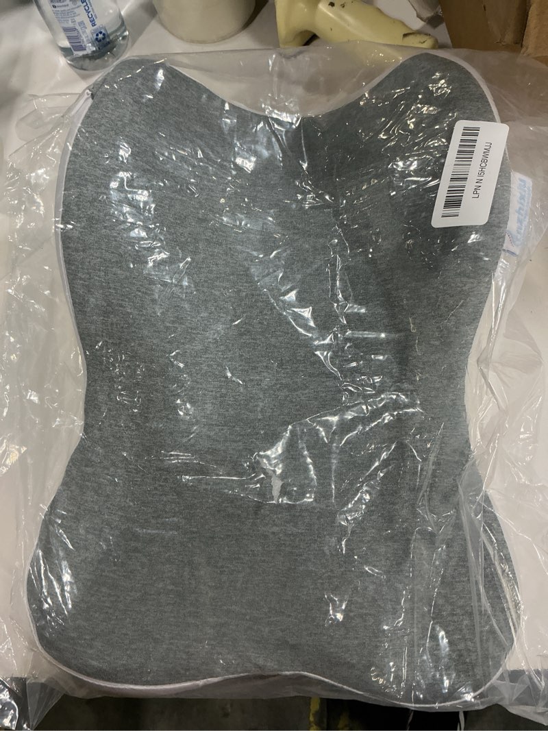 Condition photo showing New/Like New for Long 14” Knee Pillow for Side Sleeper Fully Support Thighs and Knees for Required Knee Separation- Leg Pillow for Side Sleeping Between Legs Aligns Spine- Large, Gray Gray Large