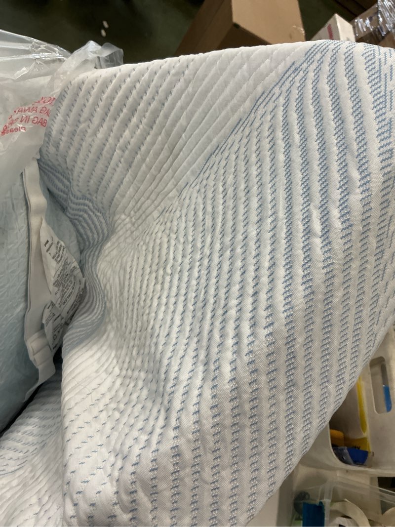 Thick Foam Mattress Topper With Removeable Cover 53”x74”x3”