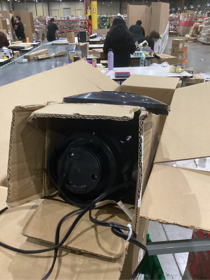 Condition photo showing As Is for Uthfy 31 Inch Tower Fan for Bedroom, 120° Oscillating Quiet Standing Bladeless Fan With Remote, 7.5H Timer, 3 Speeds, 3 Modes, for Room, Dorm, Office, Black