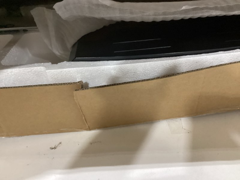 Condition photo showing Good Condition for pelegon tray table, 360° swivel table for recliner, adjustable height with x-large table for eating and laptop, tv trays for couches & chairs with ergonomic stand assist safety handle for elderly dark wood