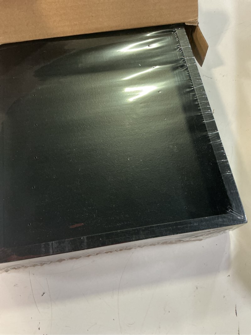 Condition photo showing New/Like New for zhws black bathroom vanity tray for countertop perfume makeup jewelry candle decor, kitchen tray for soap dispenser spice salt, large black tray for toilet tank paper, serving nightstand 13”x6.5” 13" x 6.5" x 1.1" black