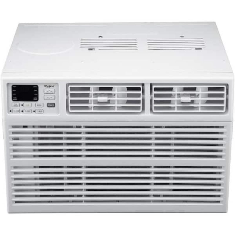 whirlpool 15,000 btu 115v window-mounted air conditioner with remote control