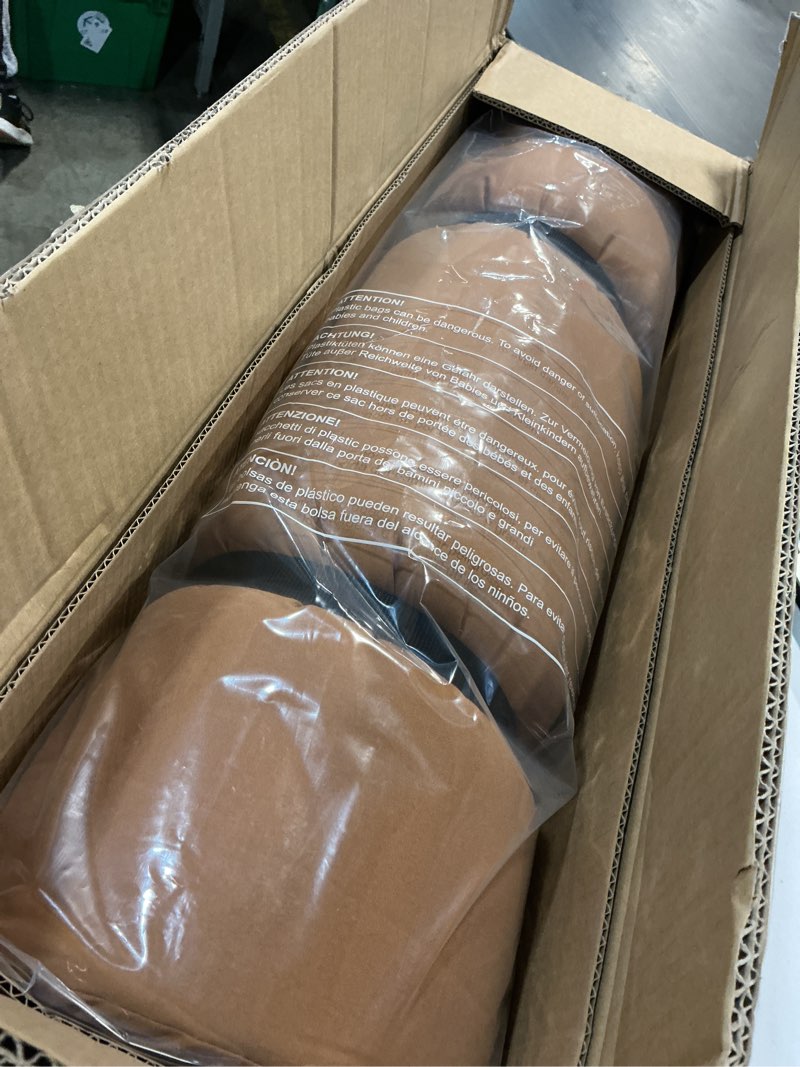 Condition photo showing Good Condition for teton outfitter canvas camping pad, comfort infused sleeping pad, glamping level comfort with a cloud like mattress, perfect with outfitter camp cots universal camp pad | 80" x 30" x 2"