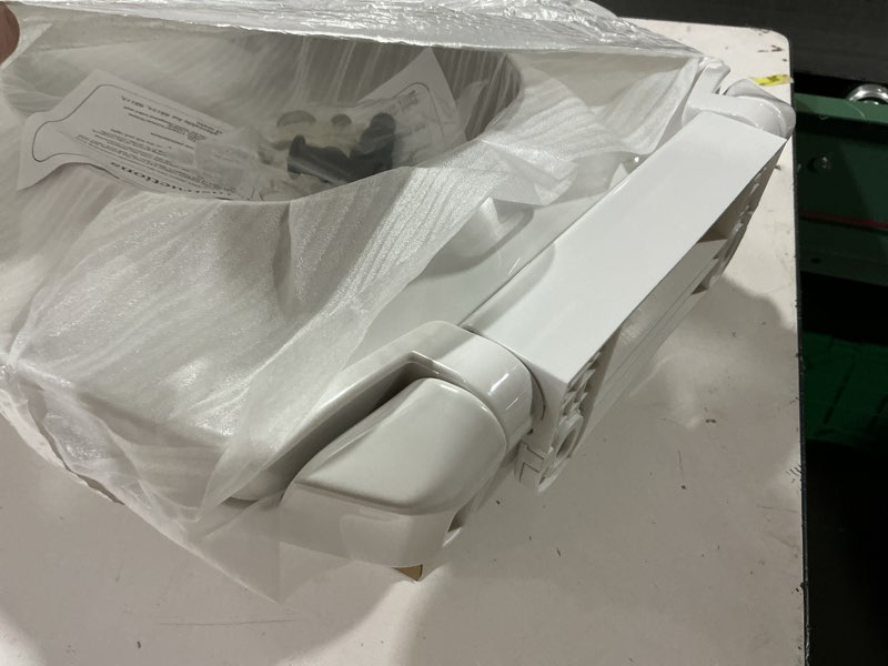 Condition photo showing New/Like New for soft close toilet seat elongated and lid for toto ss114#01, cotton white, mounting hardware included