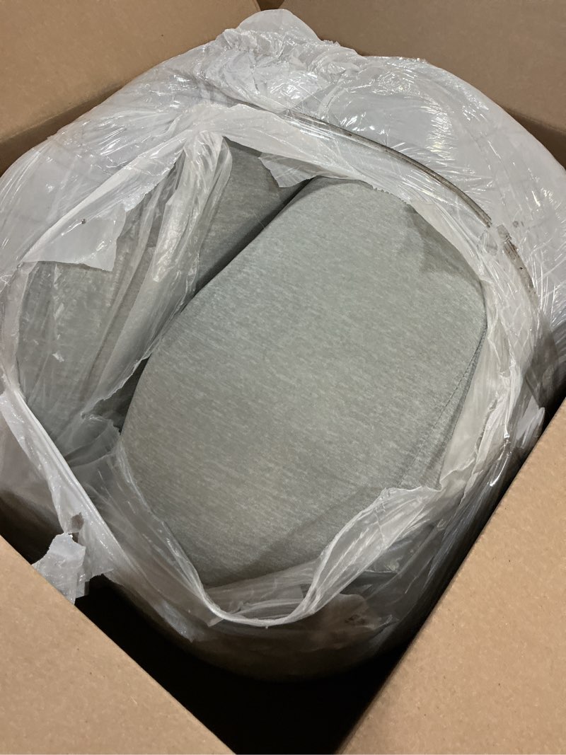 Condition photo showing As Is for Momcozy Pregnancy Pillows with Cooling Cover, U-Shaped Full Body Maternity Pillow for Side Sleepers 57 Inch - Support for Back, Hip, Belly, Legs for Pregnant Women Grey- Cooling Fabric