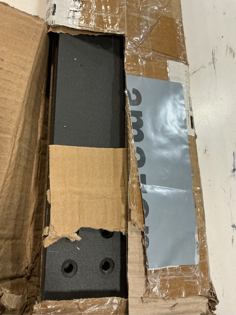 Condition photo showing As Is for hidden granite countertop support brackets thick heavy duty counter top brackets,flat black wall mount support countertop overhang support for quartz, wood, concrete,island,20inch 8pack