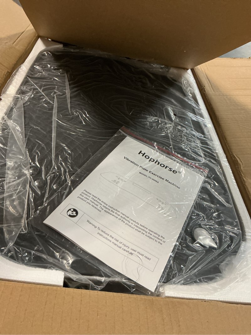 Condition photo showing Good Condition for Vibration Plate Machine,180 Speeds Shake Plate for Lymphatic Drainage Weight Loss, Vibrating Fitness Platform 460LB Capacity Whole Body Workout with Bluetooth Home Exercise Gym Equipment for Women Men