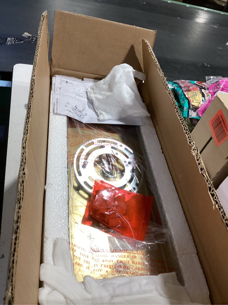 Condition photo showing New/Like New for 15.7" Natural Square Alabaster Marble Modern Concise 2 Pack 2 Light Wall Sconce Fixture,Brushed Bronze Finish for Bathroom Bedroom Hallway Bedside Staircase Vanity Mirror 15.7" Alabaster Marble Square Marble Brushed Bronze 2 Pack