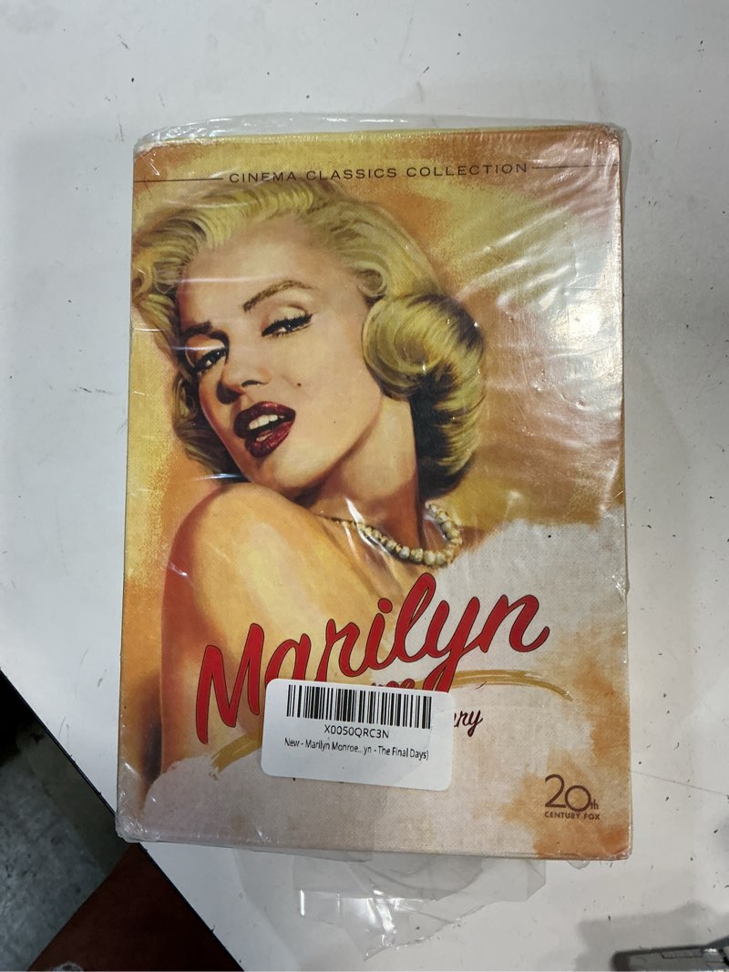 Condition photo showing New/Like New for marilyn monroe special anniversary collection (the seven year itch / gentlemen prefer blondes / niagara / river of no return / let's make love / marilyn - the final days)