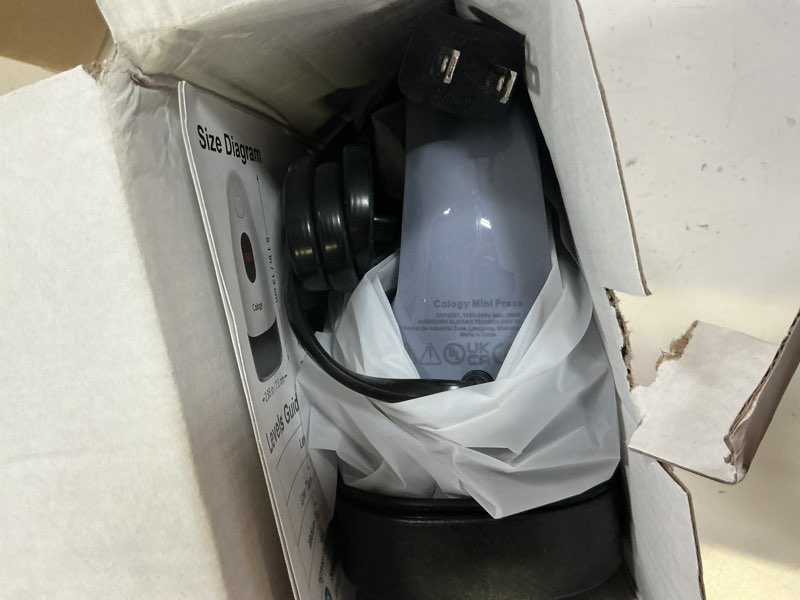 Condition photo showing Good Condition for calogy mini heat press, heat transfer machine, constant temp control, insulated safety base, fits for crafts, t-shirt, hat, cap, pillows (silver grey)