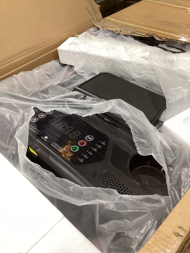 Condition photo showing Good Condition for treadmill with incline 3-in-1 portable treadmills for home small, incline walking pad treadmill with handle bar, walking pad foldable with 3.0hp quiet brushless, led dispay, 300lbs capacity black