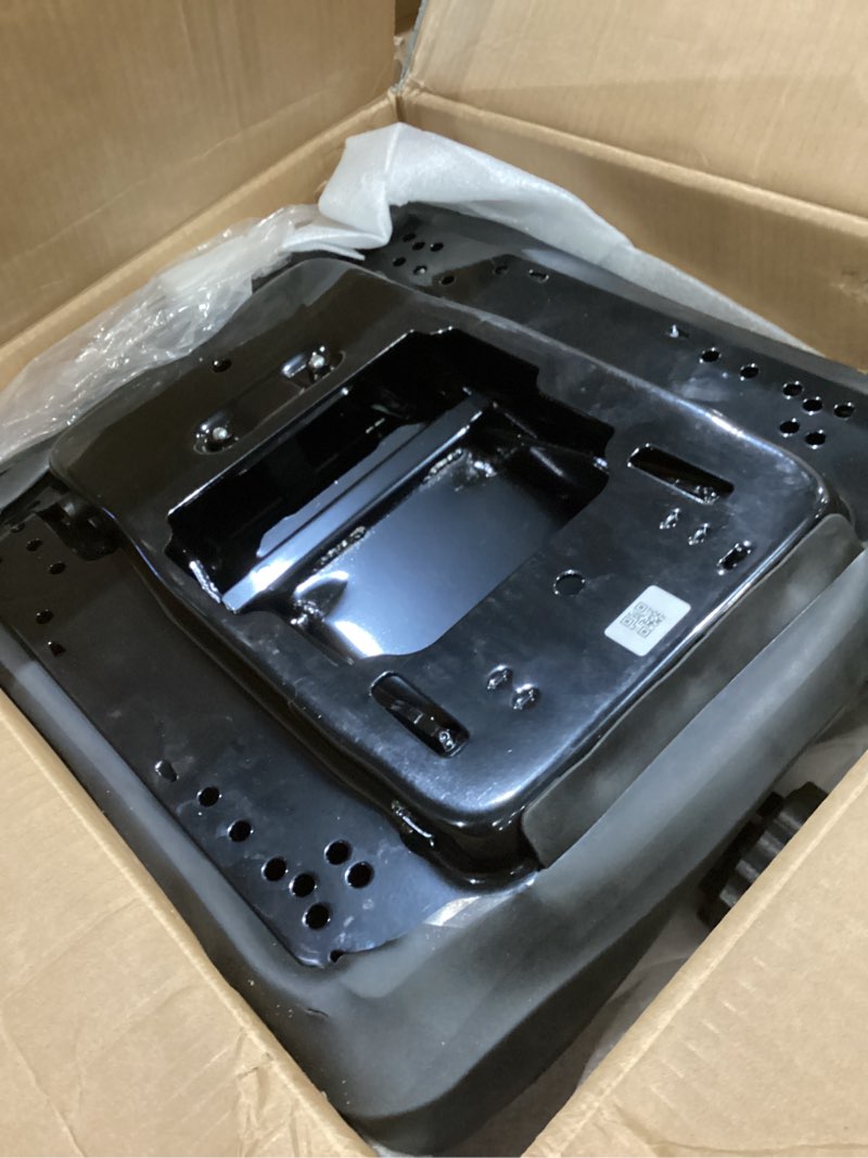 Condition photo showing Good Condition for universal seat suspension kit without seat slider fit for zero turn lawn mower, tractor, forklift, compatible with most aftermarket seats-same day shipping