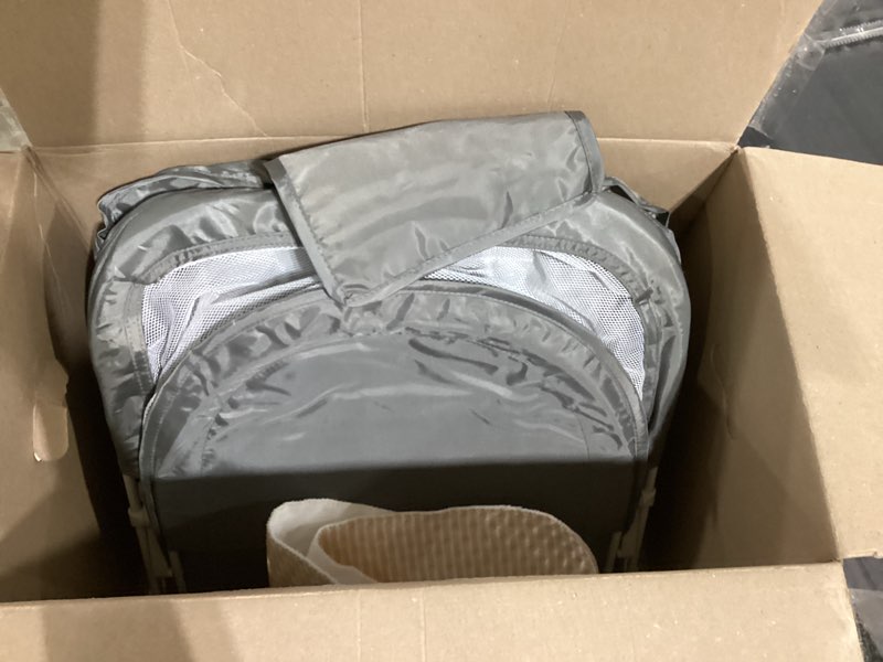 Condition photo showing Good Condition for Bedside Bassinet for Baby, Portable Baby Bassinet Travel Bed with Mosquito Net & Sunshade, Lightweight Foldable Baby Crib with Easy-Clean Fabric for Home & Outdoor Light Green