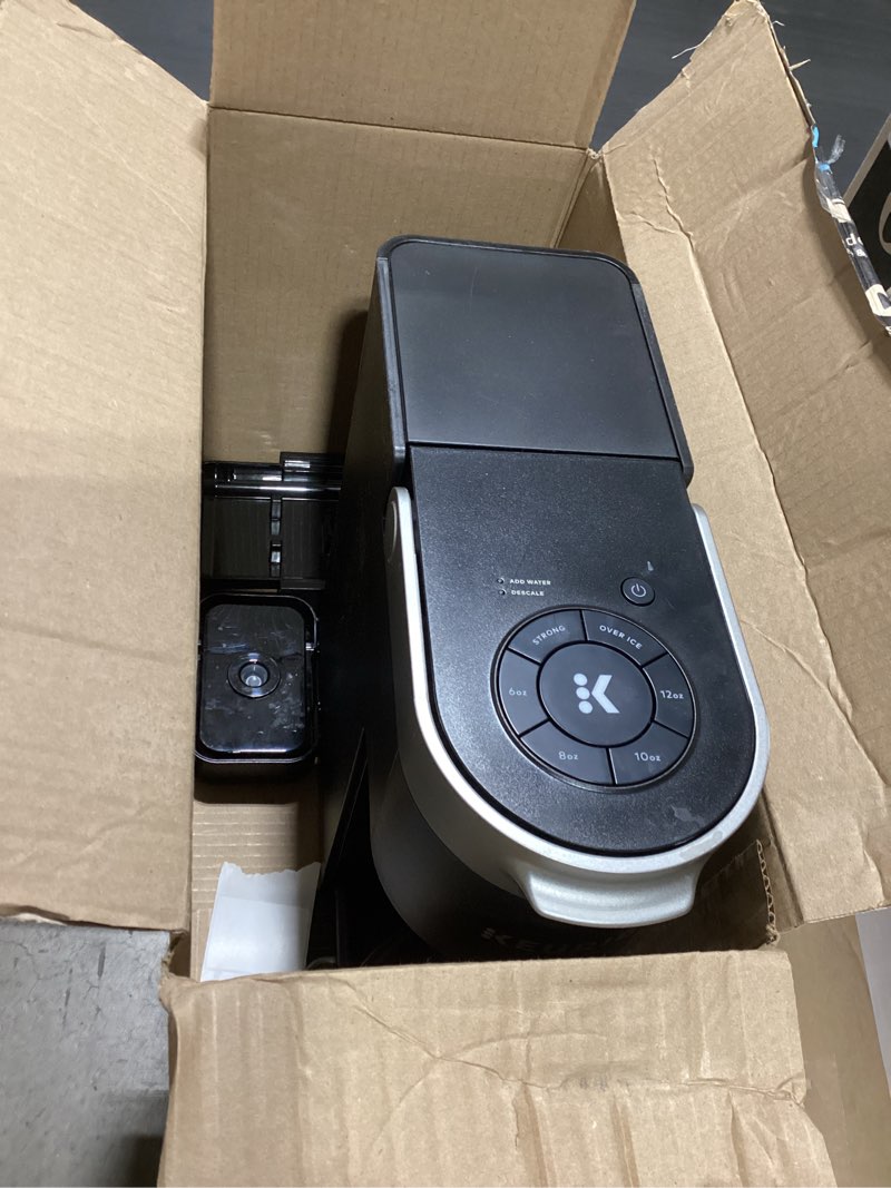 Condition photo showing As Is for keurig - refurbished excellent - k-supreme plus coffee maker - stainless steel