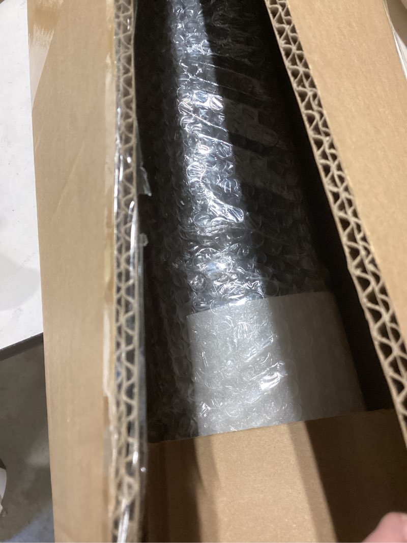 Condition photo showing Good Condition for VIVOSUN Outdoor Handrail, 3 Step Stair Handrail, 40" x 36" Fits 1 to 3 Steps, Wrought Mattle Iron Stair Railing with Curved End and Balusters for Concrete Step, Porch Steps, One-Step Assembly, Black 3 Steps Vertical Curve