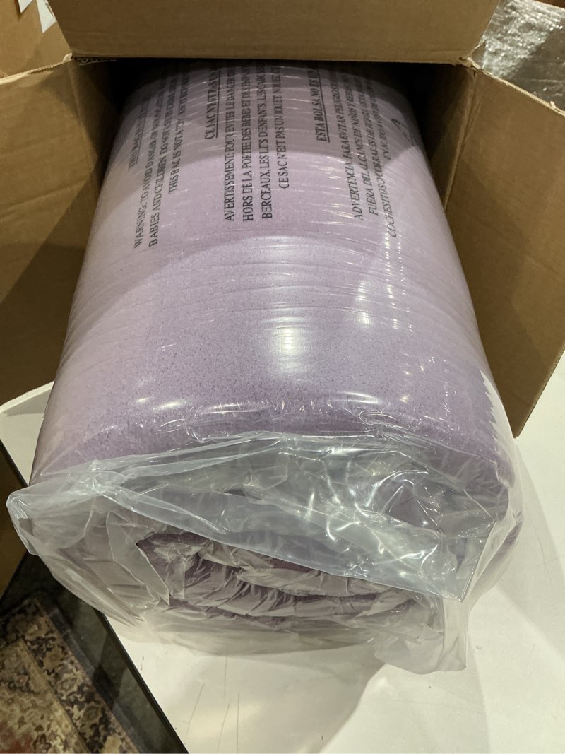 Condition photo showing New/Like New for muxhomo 3 inch 7-zone queen mattress topper, egg crate memory foam mattress topper queen size for back pain, lavender cooling gel infused bed pad, certipur-us and oeko-tex certification (60"×80") queen 3 inch