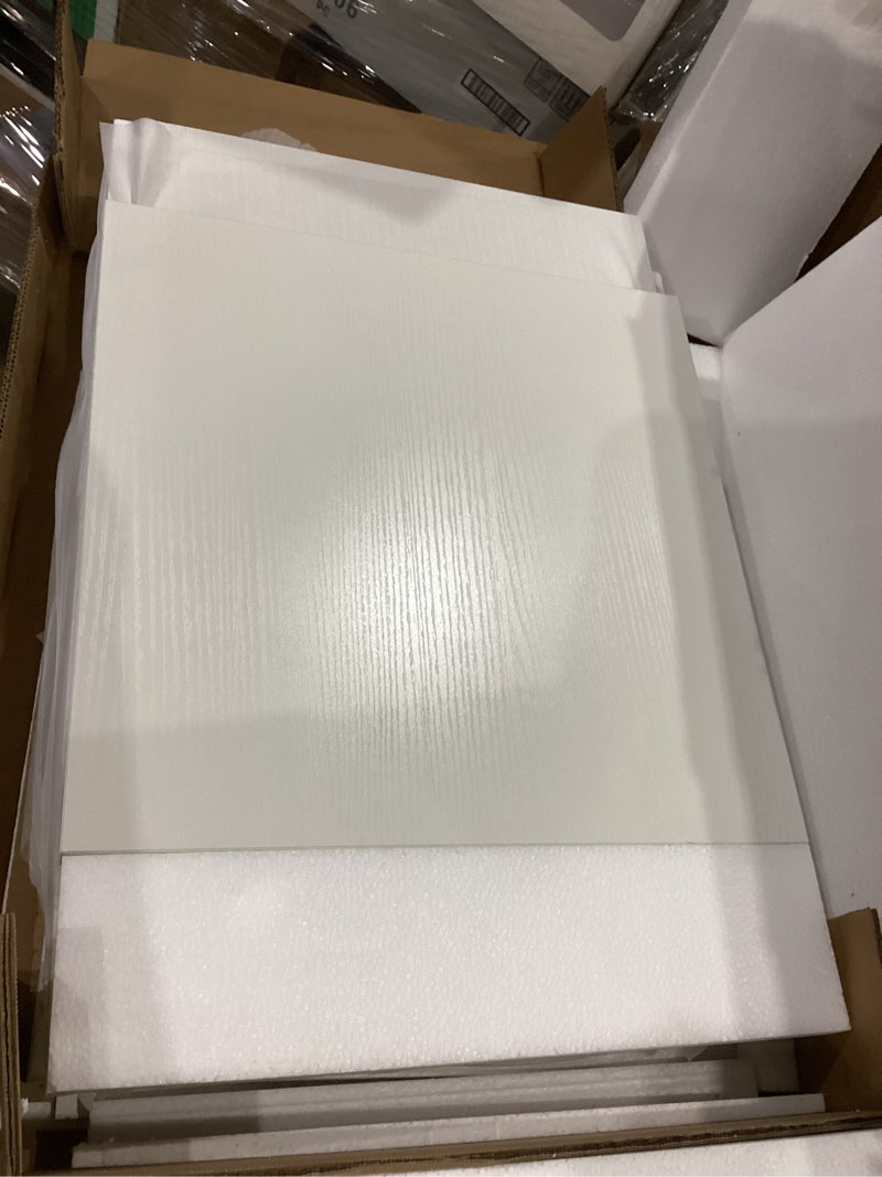 Condition photo showing New/Like New for 2 drawer small file cabinet with wheels, farmhouse vertical filing cabinet fits a4/letter size, under desk rolling file cabinets for home office, wooden printer stand, white