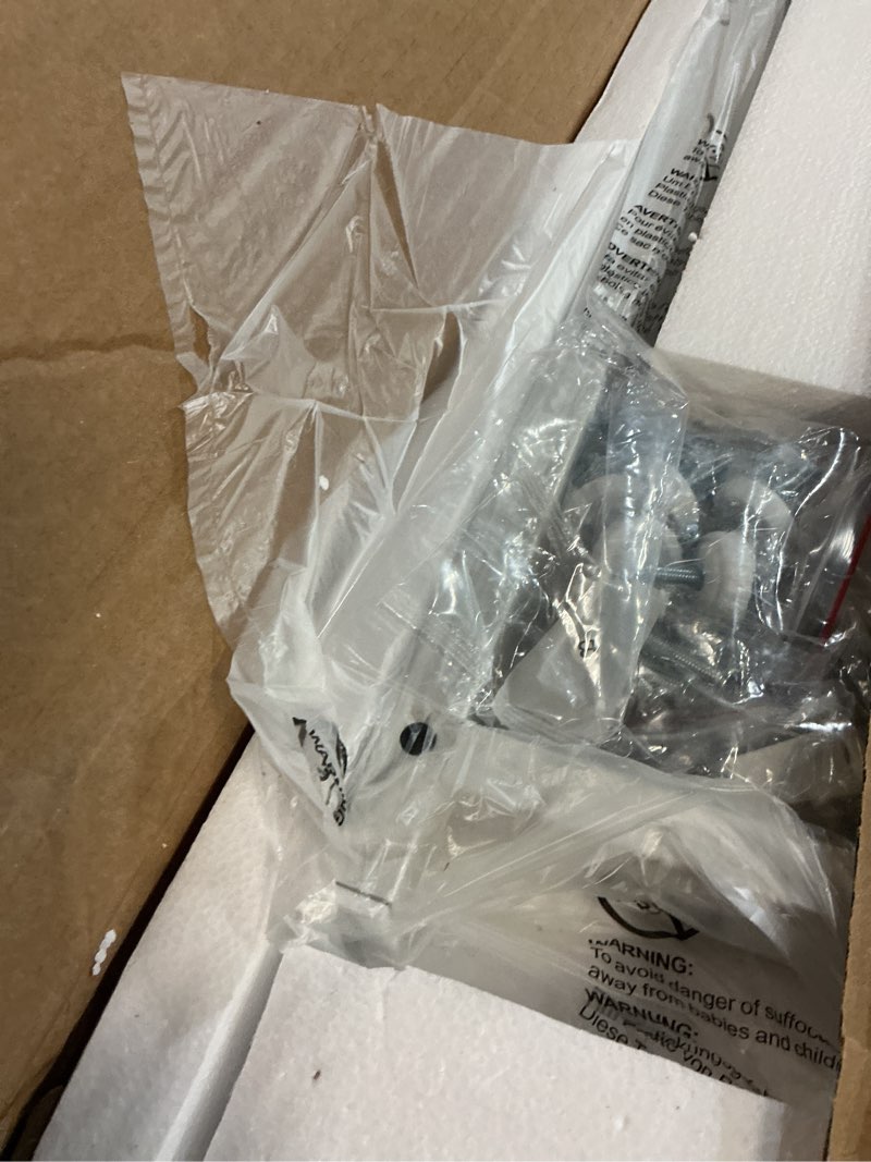 Condition photo showing Good Condition for (Imagen similar color white)Huger Folding Desk with ...asy to Foid, Oak, 1CD937Q 