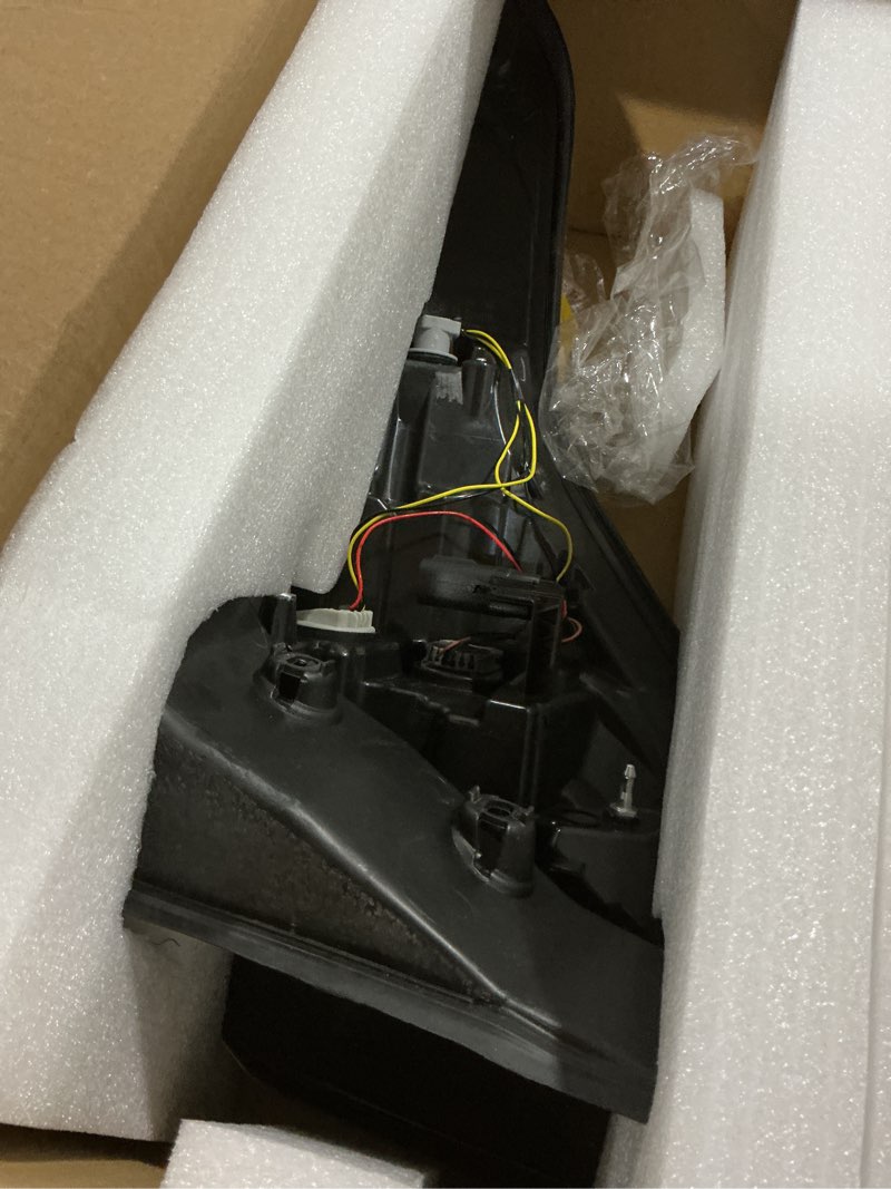 Condition photo showing As Is for dasbecan left driver side tail light assembly with bulb compatible with ford escape kuga 2017 2018 2019 brake rear lamp