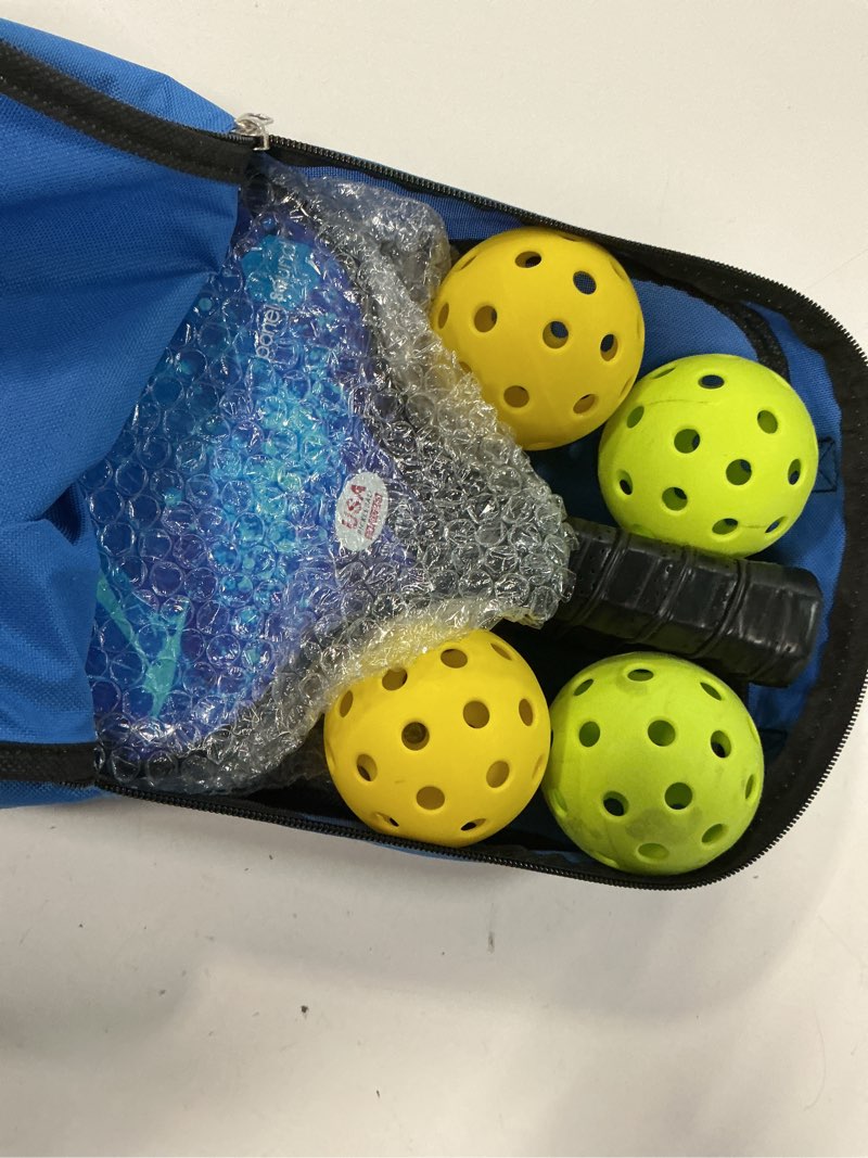 Condition photo showing Good Condition for Pickleball Paddles Set of 2 or 4, USAPA Approved Fiberglass Pickleball Racket Set with 4 Outdoor Pickleballs and 1 Carrying Case 2 Pack-Lightning