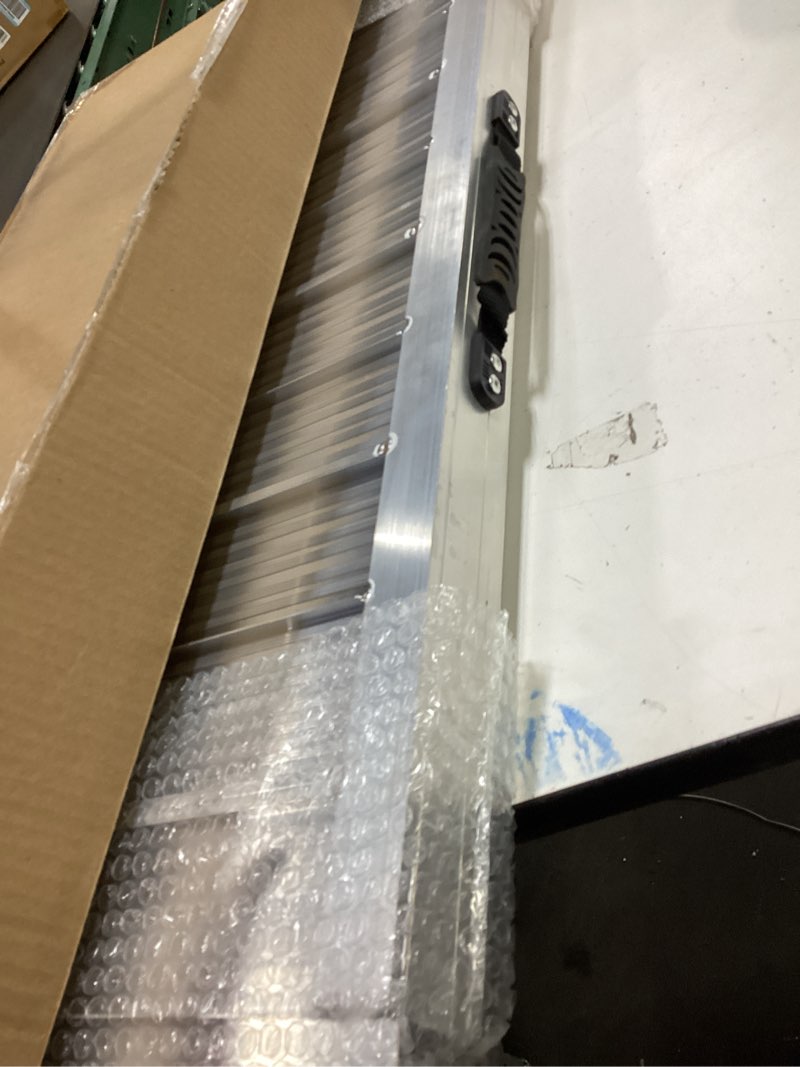 Condition photo showing Good Condition for 3FT Portable Wheelchair Ramp, Non-Slip Aluminum Folding Handicap Ramp, 800 LBS Capacity Door Threshold Ramps for Home Steps, Scooter Ramp for Car, Doorways, Curbs, Stairs, Cart, Wheel Chair Steps 3FT (Usable height 3-9 inch)