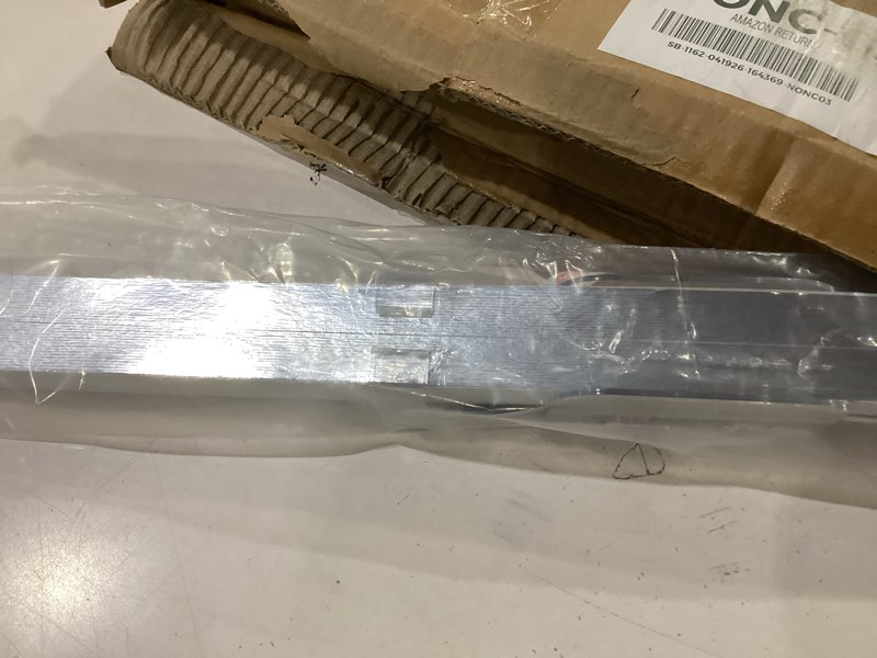 Condition photo showing As Is for myshade arch window shades half circle blackout cellular shades cordless no drill blinds for windows half moon honeycomb fabric no tools room darkening shades easy install (1pcs white 48" w x 24" h) white-blackout 48"w * 24"h - 1 pcs