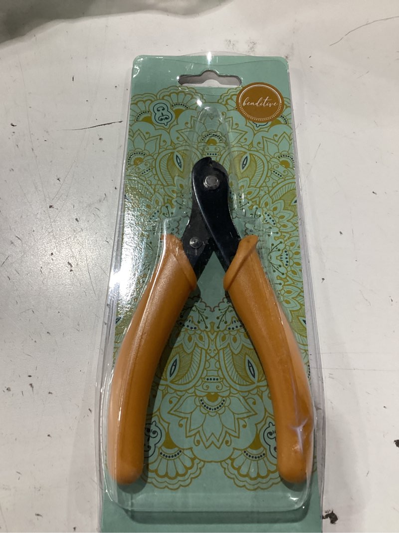 Condition photo showing New/Like New for beaditive memory wire cutter | jewelry making, beading, crafting | high-carbon steel | 5-inch (honeycomb) silver