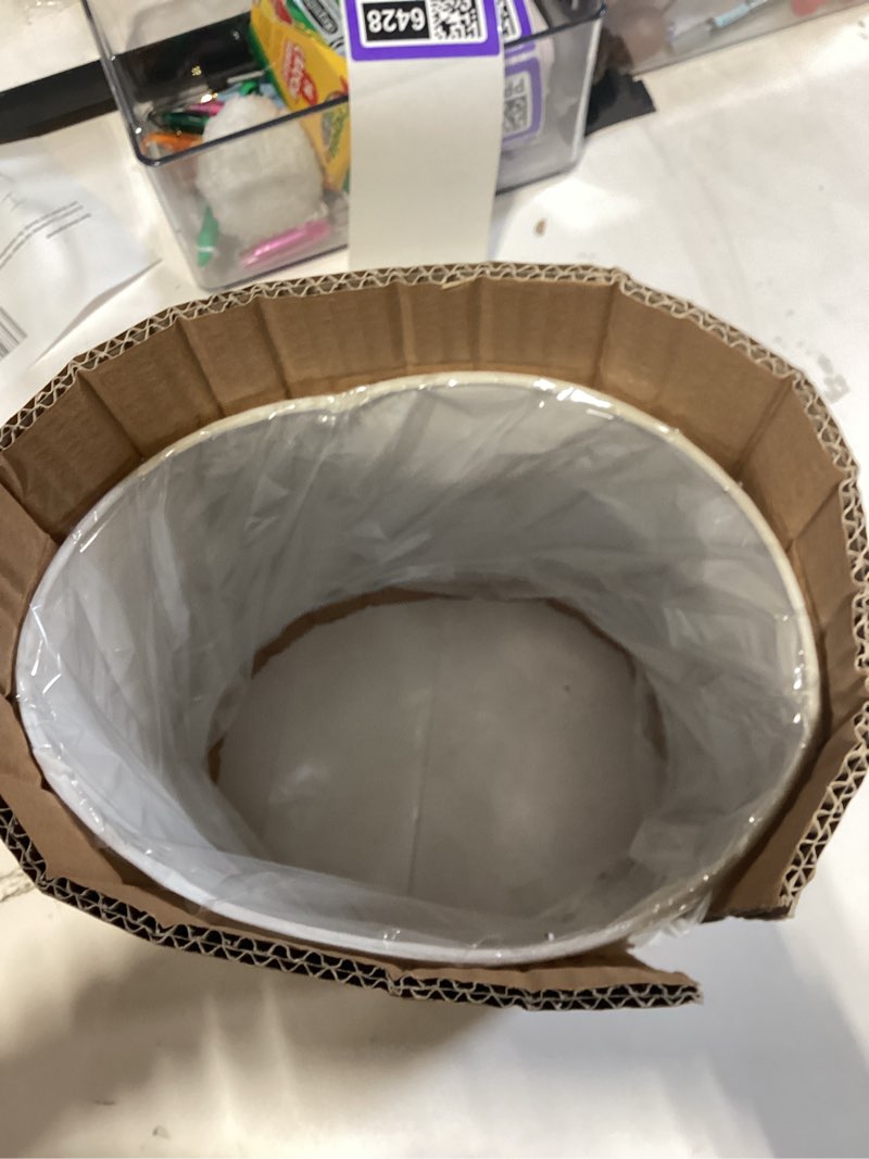 Condition photo showing Good Condition for Simple Designs LT2024-WOW White Stick Table Desk Lamp with Charging Outlet and Drum Fabric Shade, White Shade