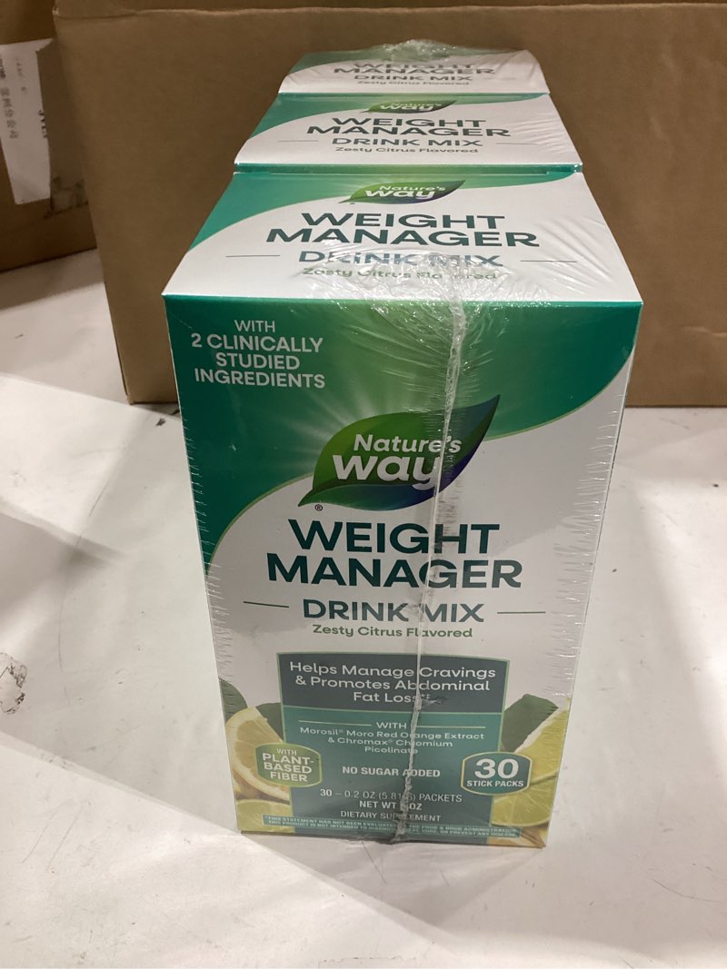 Condition photo showing Good Condition for natures way weight management drink mix