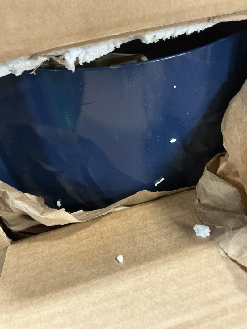 Condition photo showing Good Condition for 30-Inch Snow Pusher Shovel Plow with Segmented Handle,Wide Design for Efficient Clearing on Driveways,Sidewalks & Doorways(Blue)