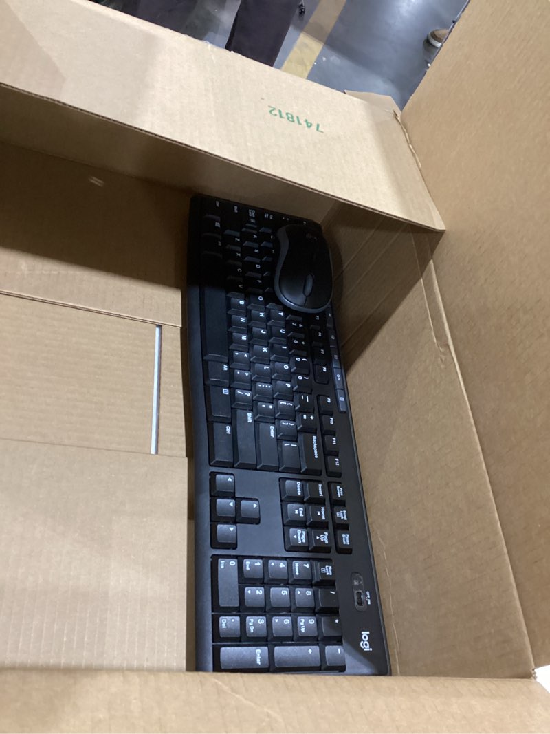 Condition photo showing Good Condition for Logitech MK270 Wireless Keyboard and Mouse Combo for Windows, 2.4 GHz, 8 Multimedia Keys, PC, Laptop, Wireless Keyboard Compact Mouse Combo - Black Black 1 Pack Combo