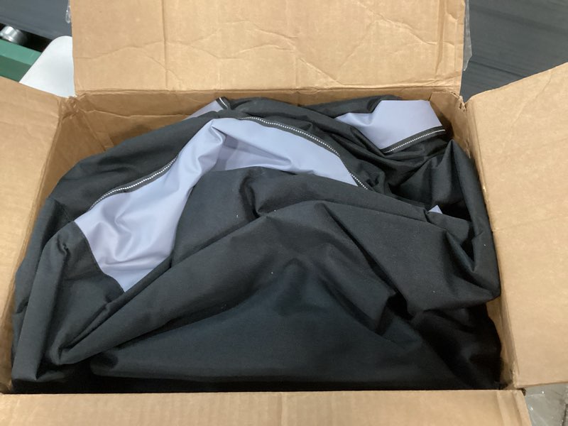 Condition photo showing As Is for truck bed cargo bag-waterproof luggage bag for truck bed 26 cu. ft heavy-duty pvc truck bed waterproof storage fits any truck size dual opening 4 stretch cord 2 combination lock (50"x40"x22")