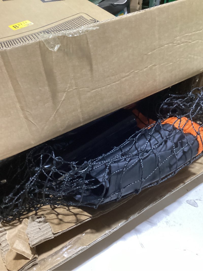 Condition photo showing Good Condition for 4x7ft lacrosse rebounder,volleyball training equipment,bouced back net in different angels with 2 lacrosse balls for backyard practice