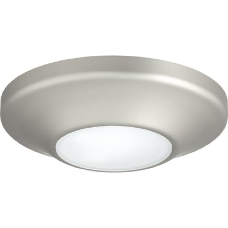 Progress Lighting 5CCT 5.5-in Brushed Nickel Indoor 1 -Light LED Tunable White Flush Mount Light Polycarbonate Shade Item #6004973 | Model #P810044-009-CS