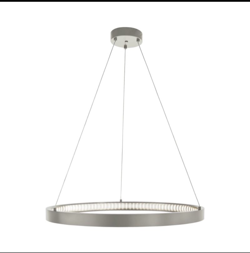 Tech Lighting 700Bod30-Led9 Bodiam 1 Light 30  Wide Led Ring Chandelier - Nickel