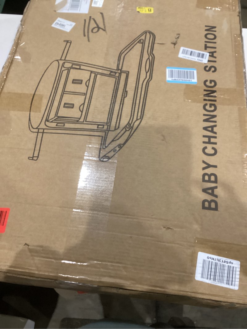 Condition photo showing New/Like New for Commercial Baby Changing Station,Wall Mounted Baby Changing Station with Safety Strap,Wall Mounted Changing Table for Commercial Bathroom, Baby Changing Station That Makes Every Mother Happy