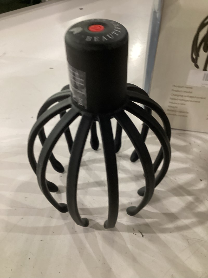 Condition photo showing Good Condition for electric scalp massager with 3 modes, head massager scalp, 360 degree head massager, cordless portable head scratcher for stress relax, birthday & christmas gift
